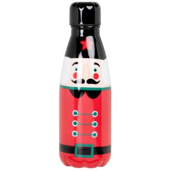 Bouteille isotherme Casse-Noisette rouge, noir, blanc et doré