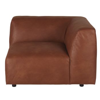Bracciolo destro per divano componibile color cammello