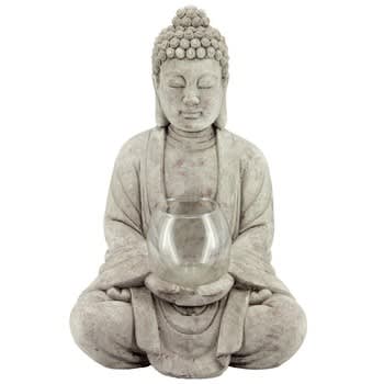 Buddha mit Glas