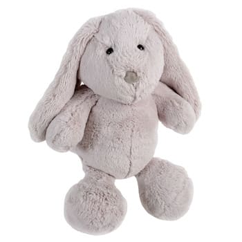 Bunny - Coelho de peluche infantil cinzento altura 35 cm BUNNY