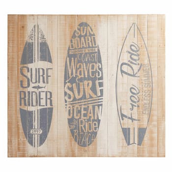Surfing - Cabeceira de madeira de pinho e de abeto comprimento 140