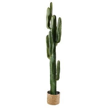Cactus artificiale da esterno con vaso