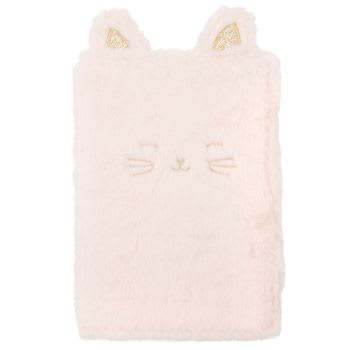 Caderno de gato rosa