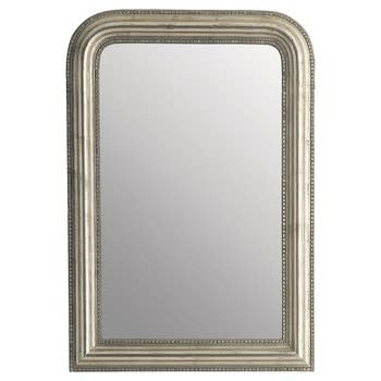 Céleste - Spiegel mit Leisten aus irisierendem Paulownia-Holz 67x97