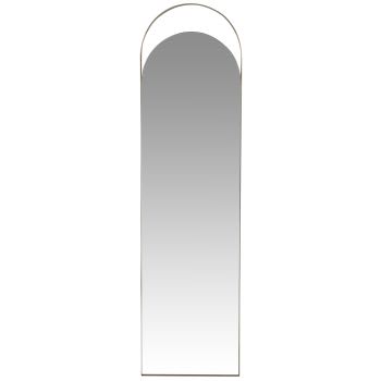 CELESTIN - Bogenförmiger Spiegel aus goldfarbenem Metall, 35x131cm