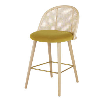 Tabouret 4 pieds en bois jaune moutarde pour enfant Flexa - Jaune - Kiabi -  79.55€