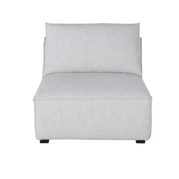 Falkor - Chauffeuse per divano componibile grigio chiaro chiné