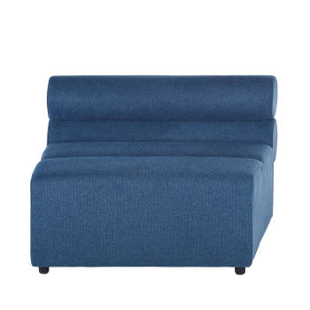 Chauffeuse per divano componibile professionale in tessuto riciclato blu