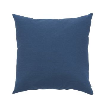 ROMMIE - Cojín de exterior de algodón azul 45 x 45