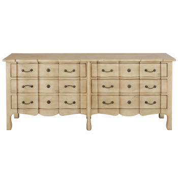Colette - Commode double 6 tiroirs
