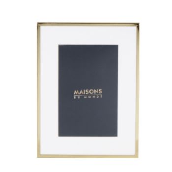 Cornice Portafoto in metallo Oro 11x16,5cm - 082421/100786