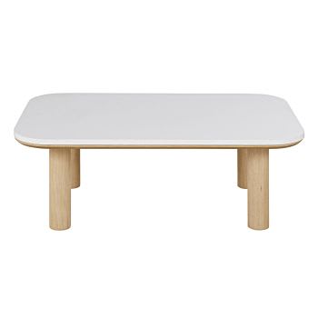 Razzo - Couchtisch aus Terrazzo, weiß