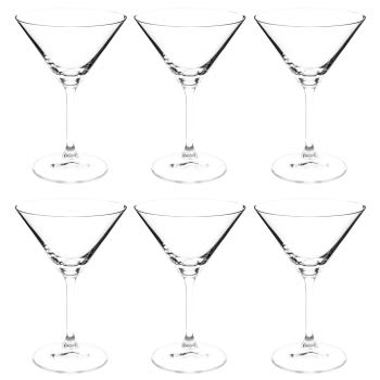 Verres à gin en verre strié America's Cocktail, 4 pièces
