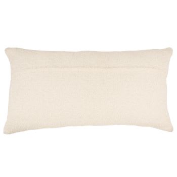 Sholto - Coussin bouclettes blanches 50x90