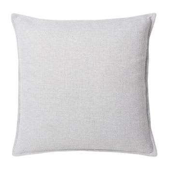 Coussin gris perle 45x45