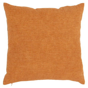 Inaco - Coussin marron 40x40