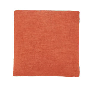 BERJA - Coussin terracotta 45x45