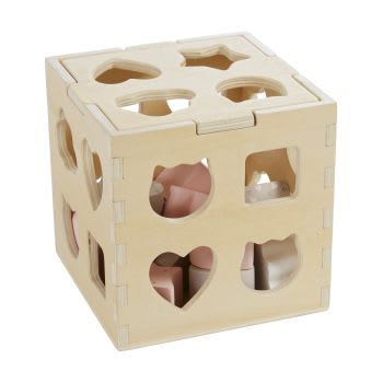 Cubo multiattività in legno di schima