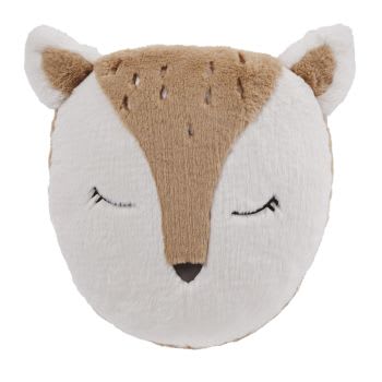 Brubaker Cuscino Peluche 2 In 1 – Coniglietto Grigio, 40x30 Cm, Trasformabile
