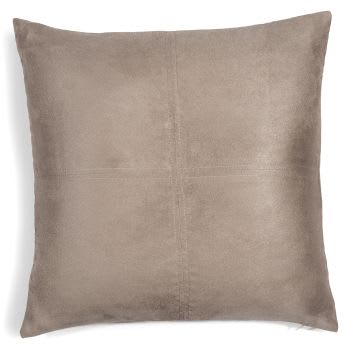 2 Federe Per Cuscini Quadrate In Velluto 45x45 Cm (18x18 Pollici) - Morbide, Con Cerniera Nascosta - Colore Nero (N-5923 C) - 2