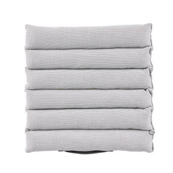 Cuscini Per Sedia In Memory Foam, 2 Pezzi, 43x41 Cm, Ecopelle Nera, Antiscivolo, Forma A U