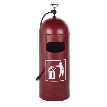 RILEY - Decoratieve vuilnisbak in de vorm van een brandblusser