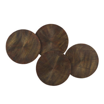 GILDE Scritta in legno di mango, marrone chiaro, decorazione in legno