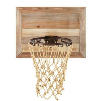 DETROIT - Wanddeko Basketballkorb 56x68