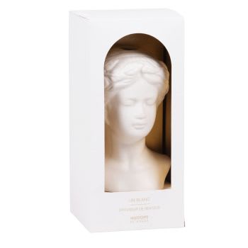 APOLLINE - Diffusore statua in dolomite bianca, profumo Lino bianco, 60ML
