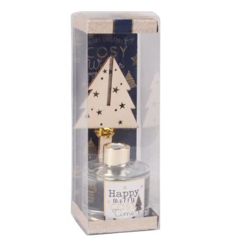 Lote de 2 - Difusor árbol de cristal con perfume blanco cocoon 50 ml