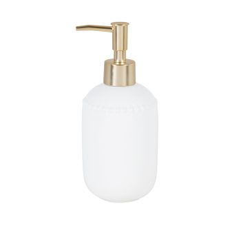 Dispenser di sapone liquido installazione a parete in ottone cromato e vetro Mamoli 000006790001 Cromo