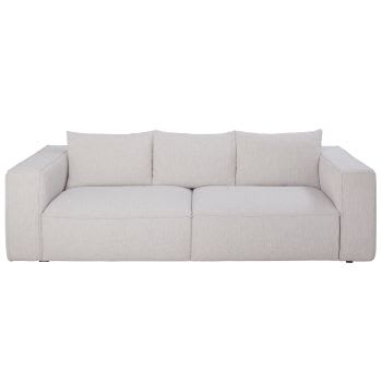 Falkor - Divano 3 posti ecodesignato grigio chiaro screziato
