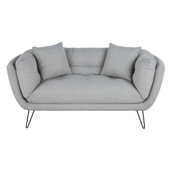 Dot - 2/3-Sitzer-Sofa, grau