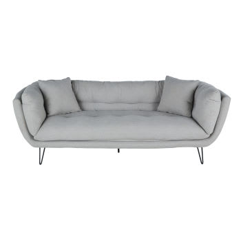 Dot - 3-Sitzer-Sofa, grau