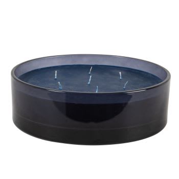 Celia - Duftkerze aus Glas, blau
