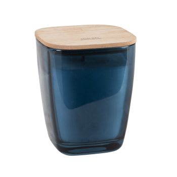 Samso - Duftkerze aus Glas mit Deckel, blau