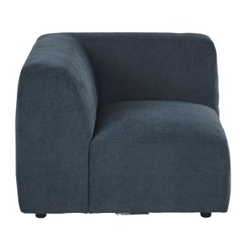 Eckelement für modulares Sofa, blau