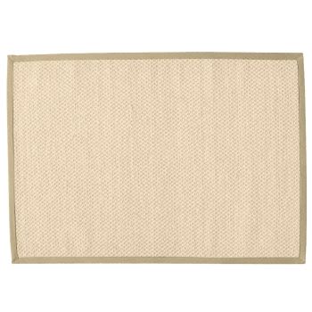 BASTIDE - Ecrufarbener Teppich aus geflochtenem Sisal, 160x230cm