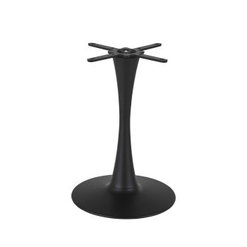 Element Business - Gamba per tavolo professionale in metallo nero opaco alt. 72 cm
