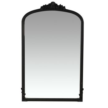 ELISABETH - Miroir à moulures noires 67x110