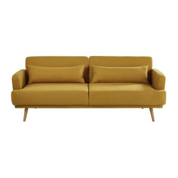 Elvis -  3-Sitzer-Sofa Clic-Clac in gelb