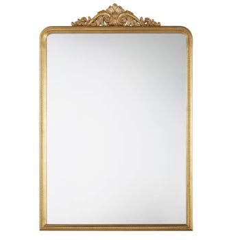 LEO - Espelho com friso dourado 110x160
