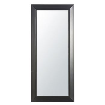 PACOME - Espelho de madeira de paulownia preto 80x180