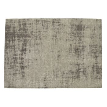 Feel - Grijs jacquard geweven vintage tapijt 155x230