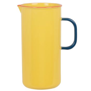 FILIPA - Krug aus gelb, orangegrünem Steinzeug, 1,7L