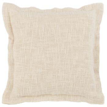 Fodera per cuscino in cotone bianco, 40x40 cm