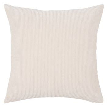 NOTIA - Fodera per cuscino in velluto a coste bianco 40x40 cm