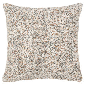 Cuscino in cotone intessuto macramé écru 45x45cm MIGRAMAH | Maisons du
