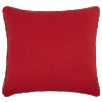 GLAVINE - Fodera per cuscino rosso ciliegia 40x40 cm