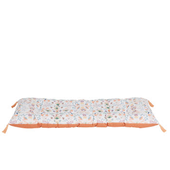 Zoe - Gaddiposh-Kindermatratze aus bedruckter Baumwolle mit Quasten, 60x120cm